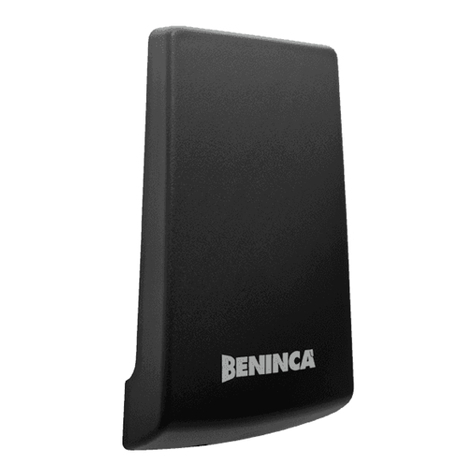 Beninca ONE2 WI User manual Beninca ONE2 WI User manual