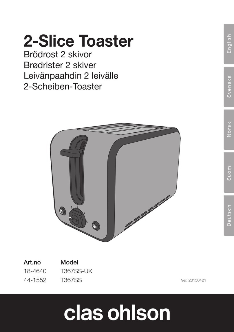 Clas Ohlson T367SS-UK User manual