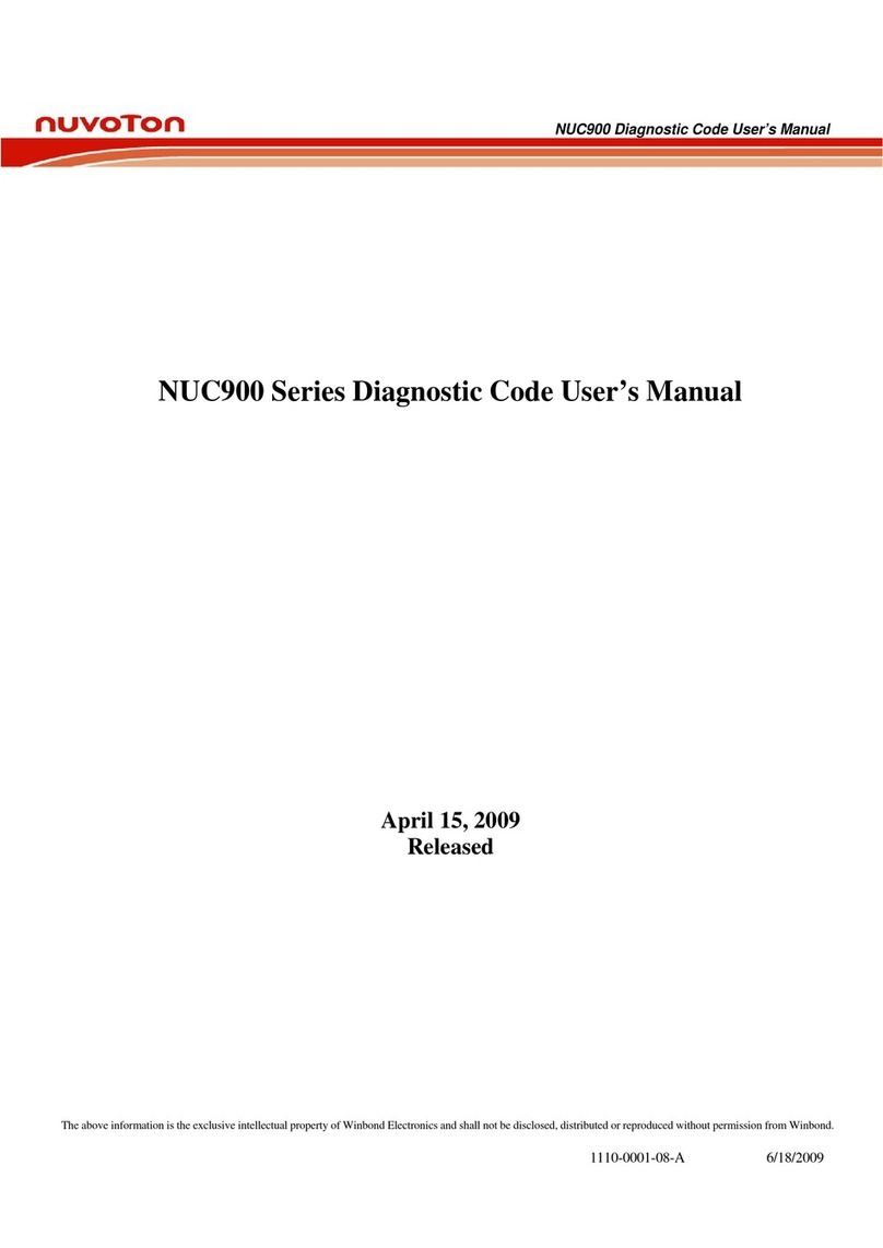 Nuvoton NUC900 Series user manual