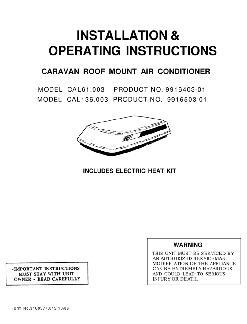 Dometic CAL61.003 Manual Dometic CAL61.003 Manual