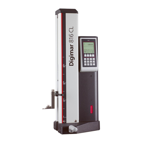 Mahr Digimar 816 CL operating instructions