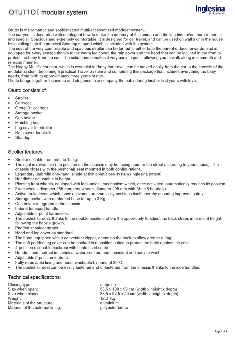 Inglesina OTUTTO 2013 quick start guide