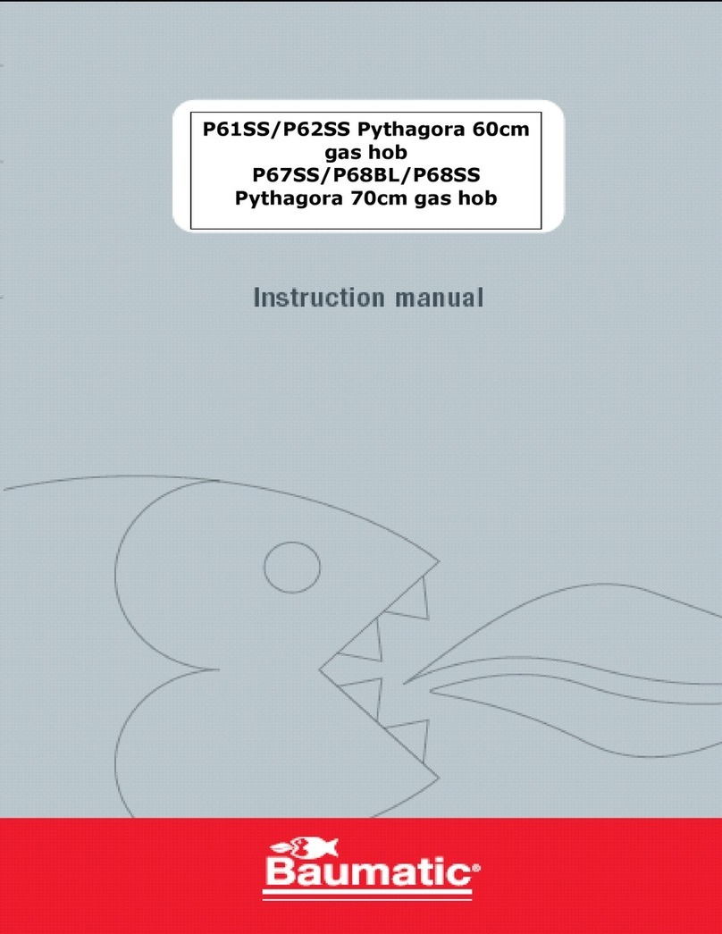 Baumatic Pythagora P62SS User manual Baumatic Pythagora P62SS User manual