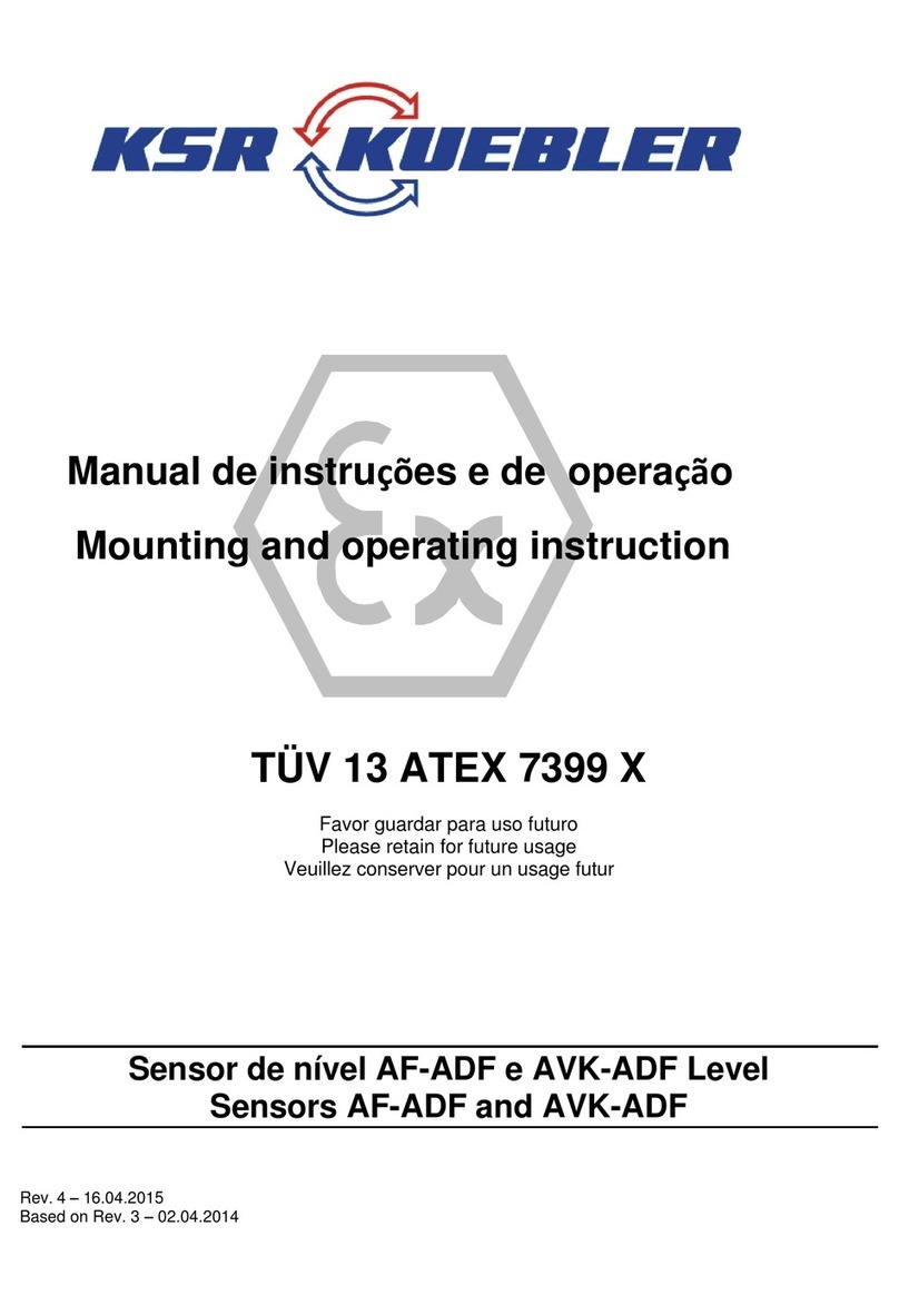 KSR KUEBLER AF-ADF Mounting and operating instruction