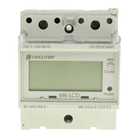 Circutor MK-30-LCD User manual Circutor MK-30-LCD User manual