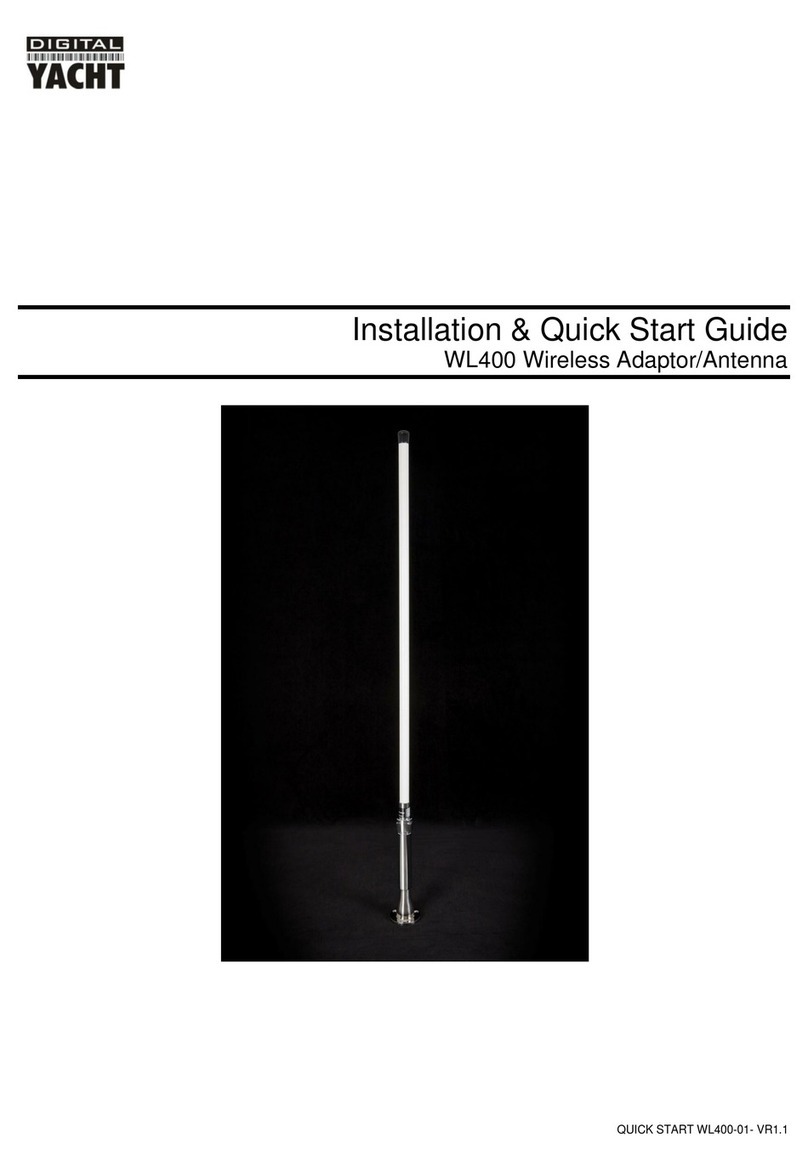 DIGITAL YACHT WL400 Installation & quick start guide
