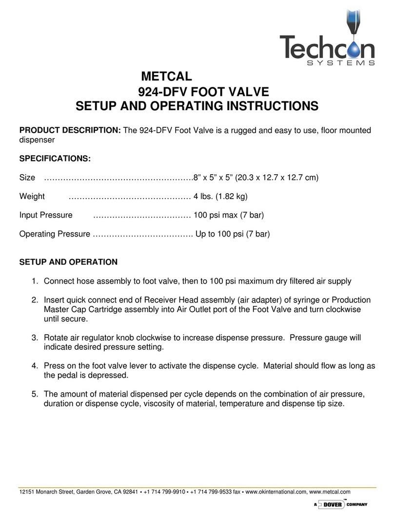 Metcal 924-DFV Set up and operating instructions