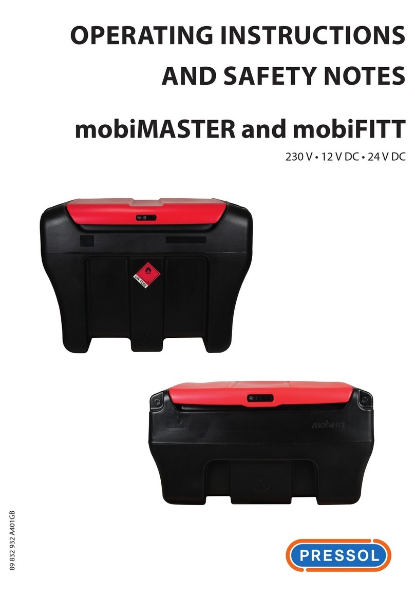 Pressol mobiMASTER OPERATING INSTRUCTIONS AND SAFETY NOTES