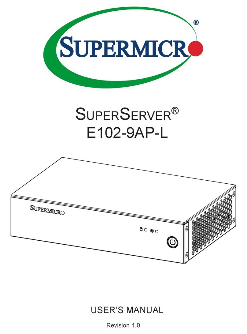 Supermicro SUPERSERVER E102-9AP-L User manual