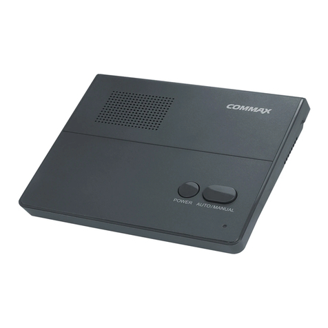Commax CM-800 User manual Commax CM-800 User manual
