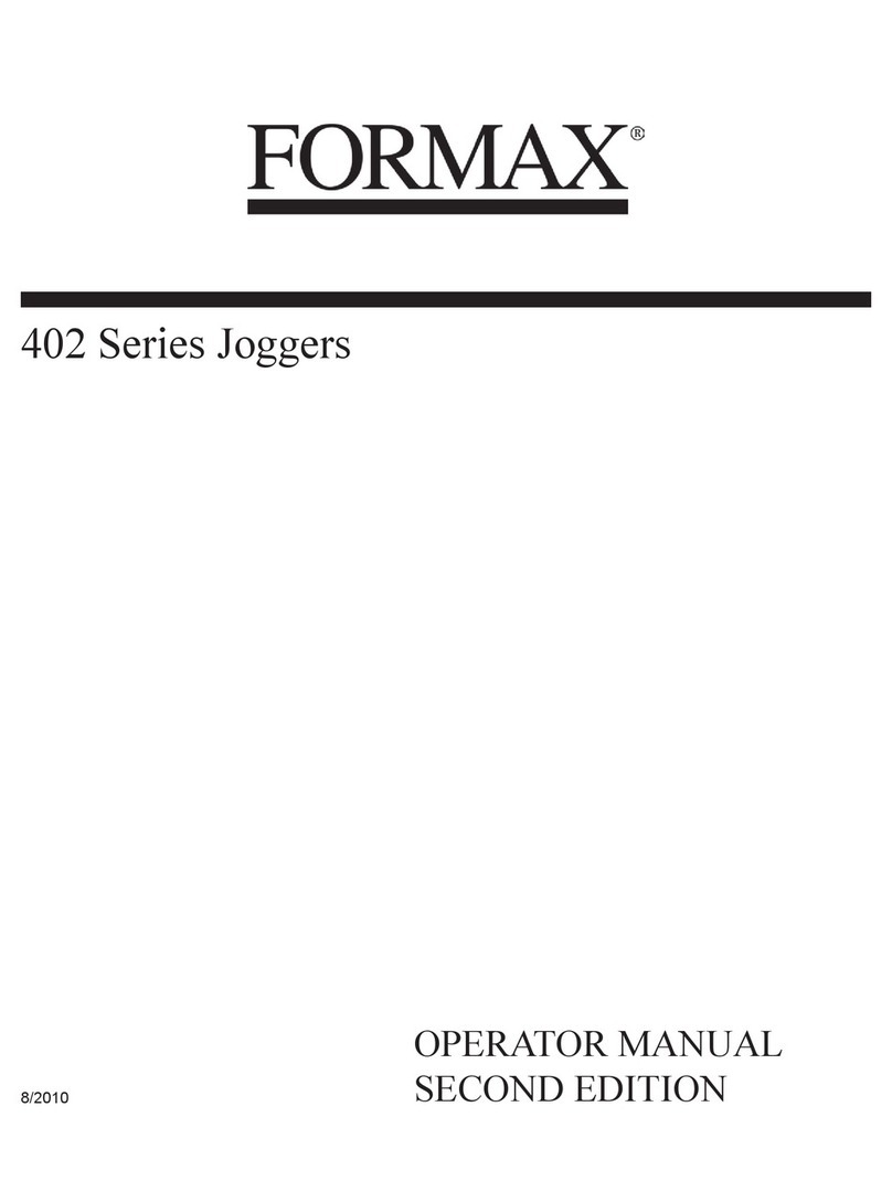 Formax 402 Series Operator's manual