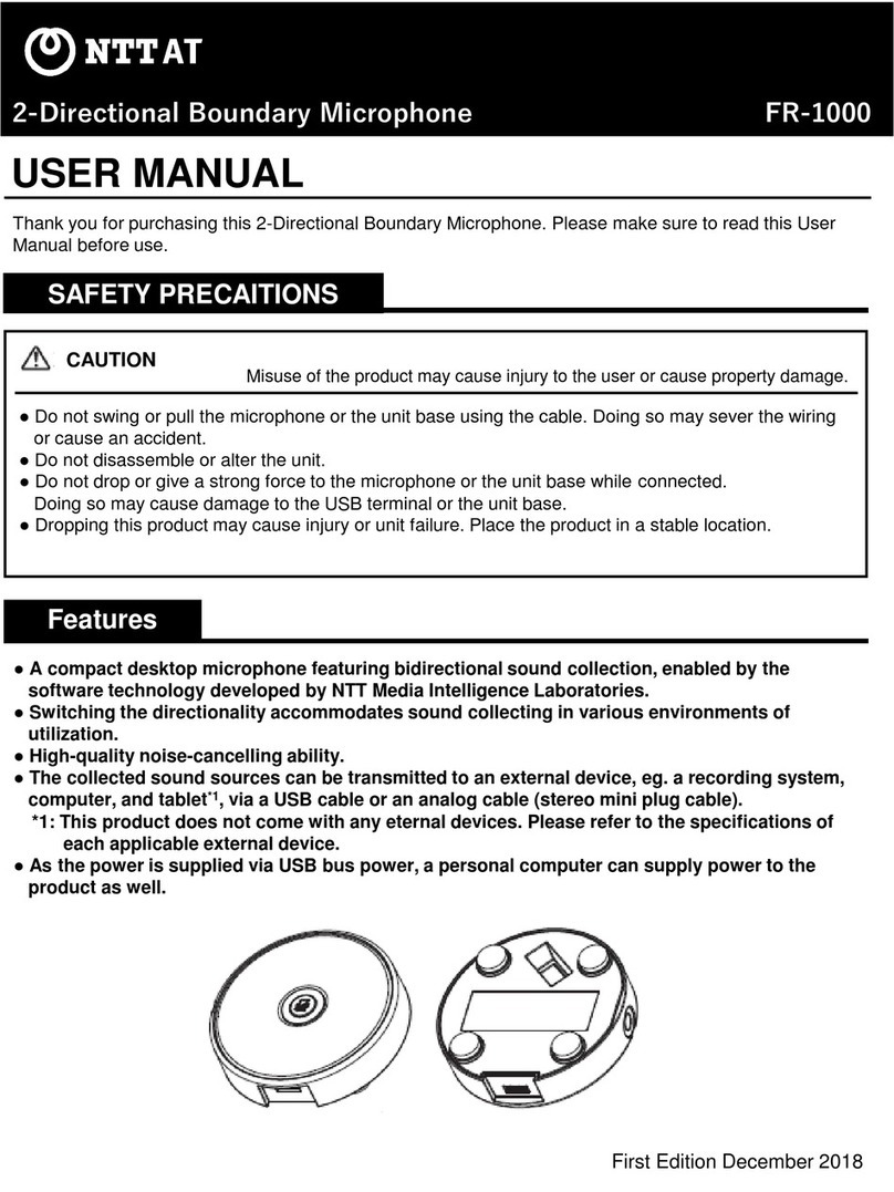 NTT Advanced Technology FR-1000 user manual