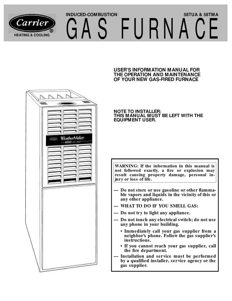 Carrier 58TM Instruction Manual