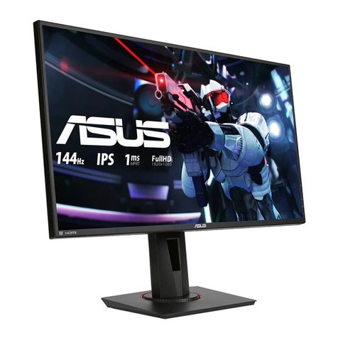 Asus VL278 Series User manual Asus VL278 Series User manual