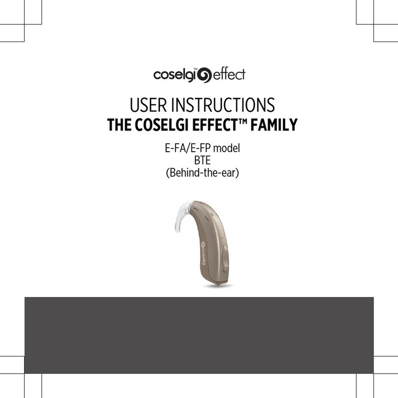 Coselgi Effect Series User manual