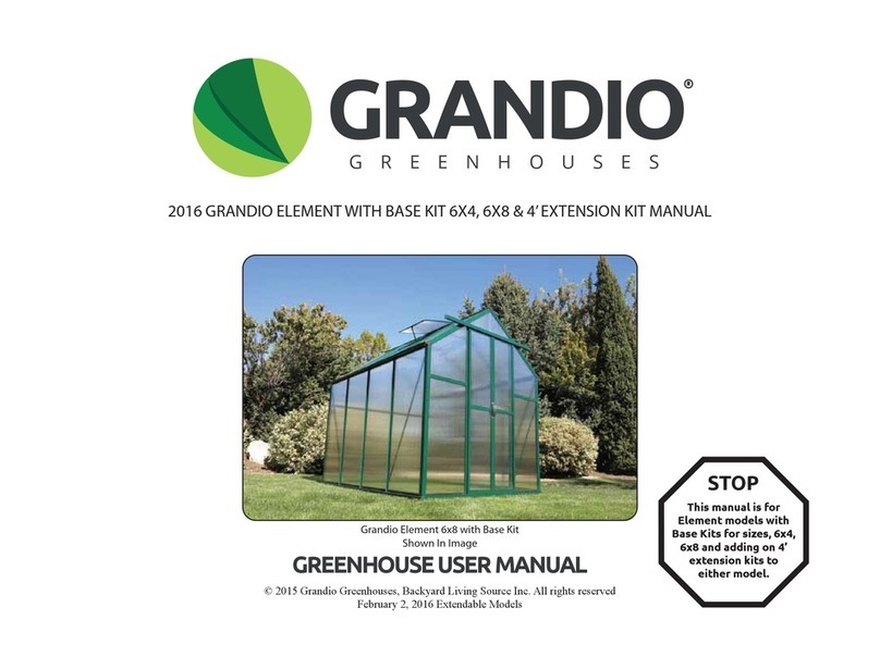 Grandio Grandio Element 6x8 with Base Kit User manual