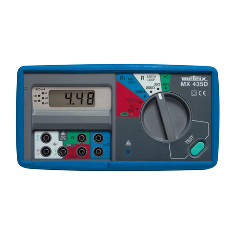 Metrix MX 435D User manual
