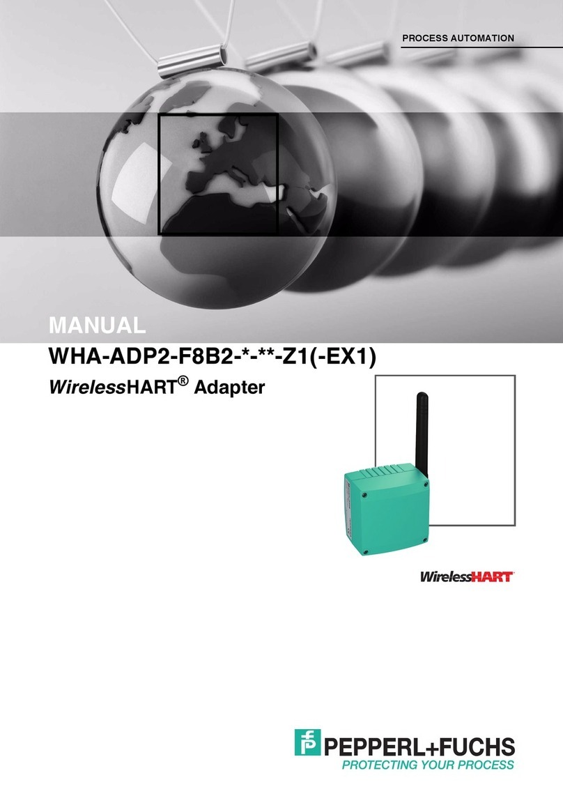 Pepperl+Fuchs WHA-ADP2-F8B2 Z1 Series manual