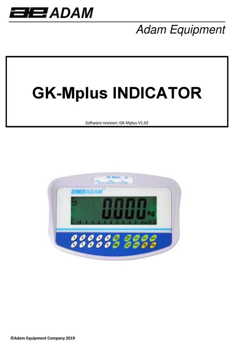 Adam Equipment GK-Mplus manual