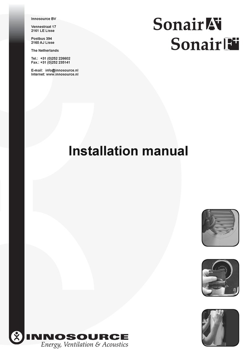Innosource Sonair A+ installation manual