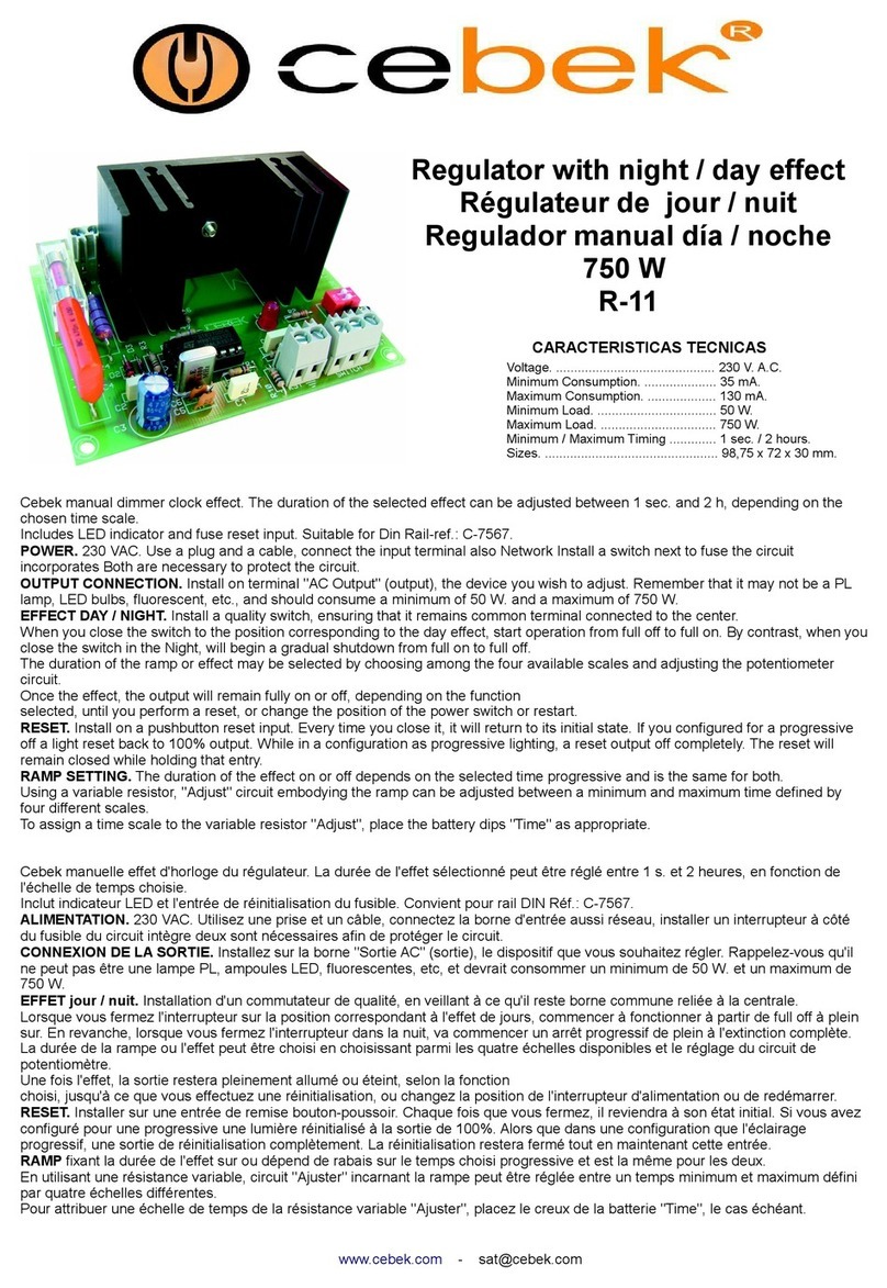 CEBEK R-11 manual