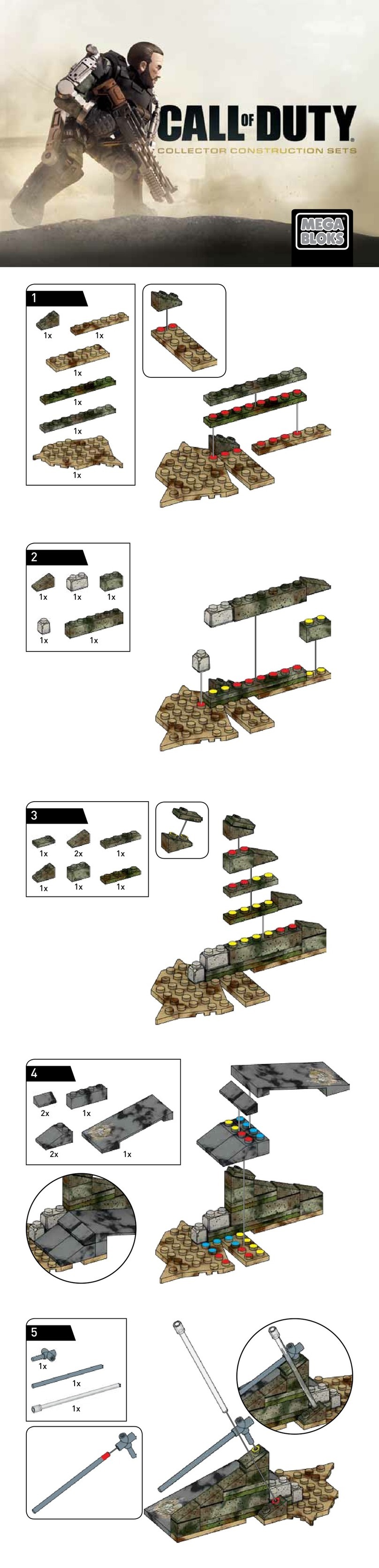 Mega Bloks Collector Series instructions