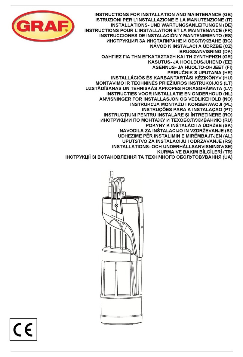 Graf 1000 Instruction for installation and maintenance Graf 1000 Instruction for installation and maintenance