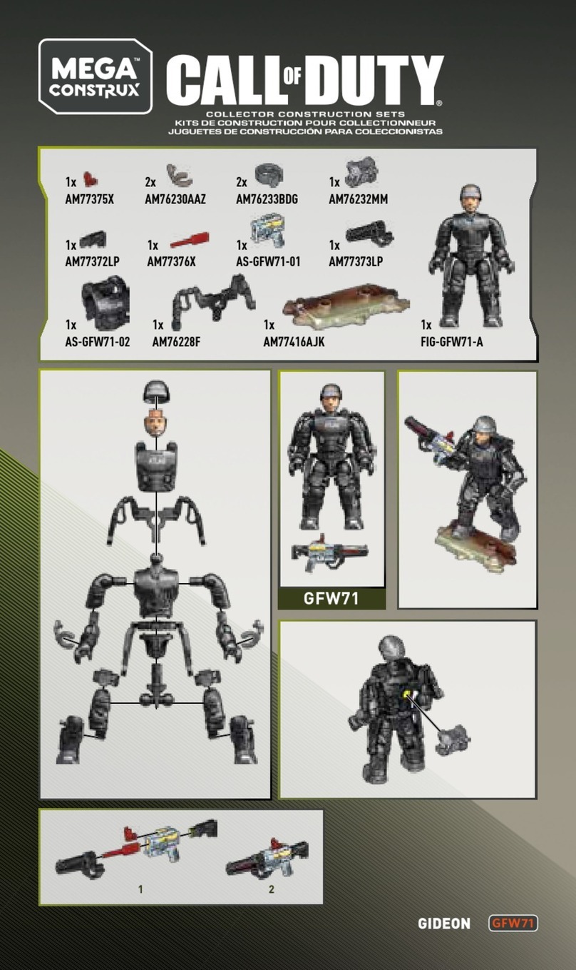Mega Construx Call of Duty GFW71 User manual