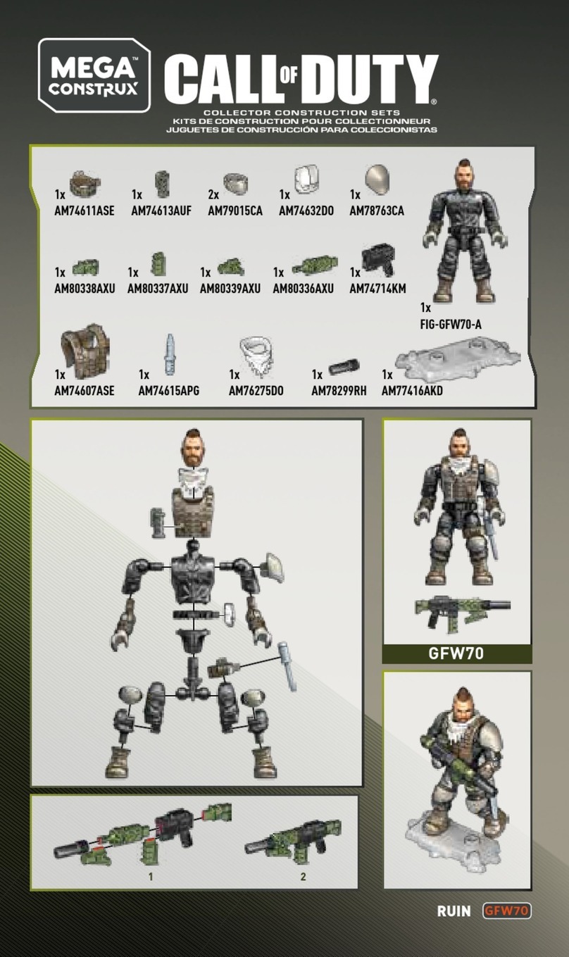 Mega Construx Call of Duty GFW70 User manual Mega Construx Call of Duty GFW70 User manual