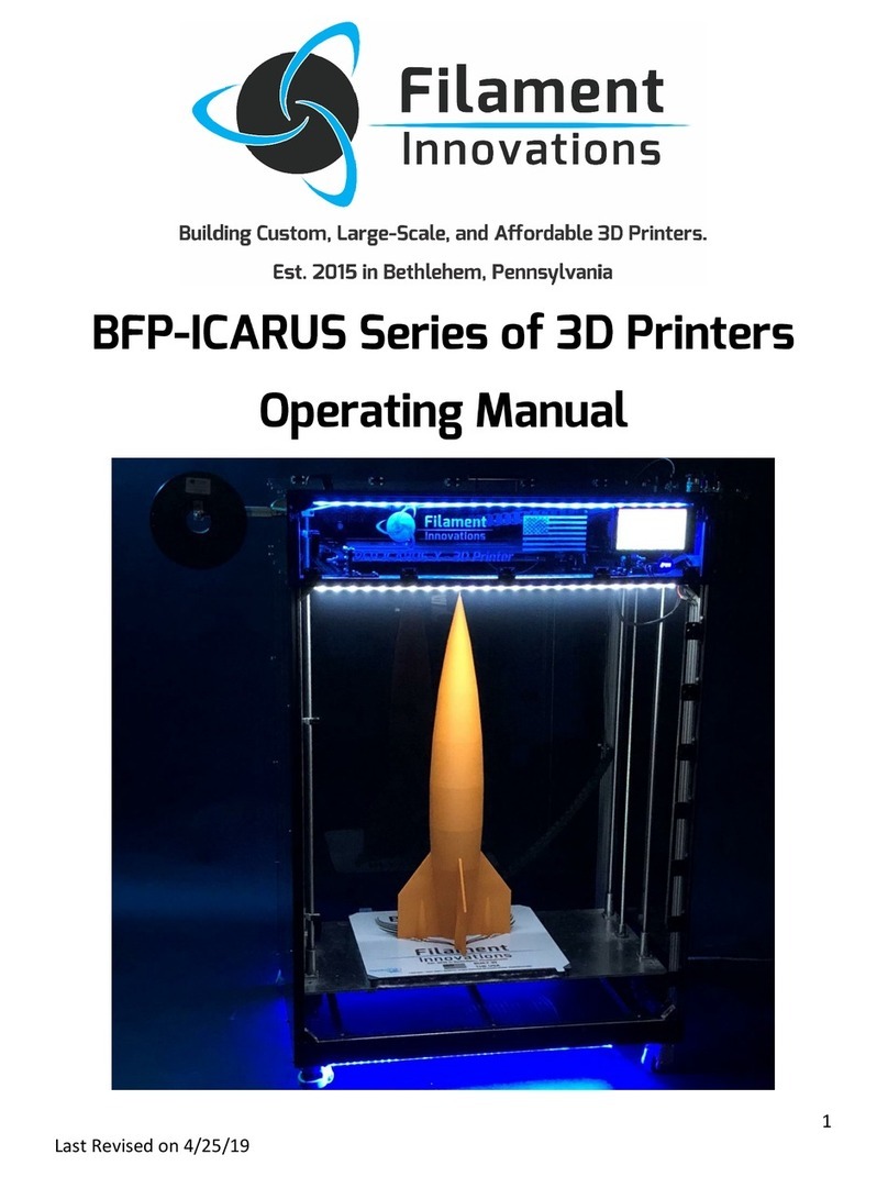 Filament Innovations BFP-ICARUS Series operating manual
