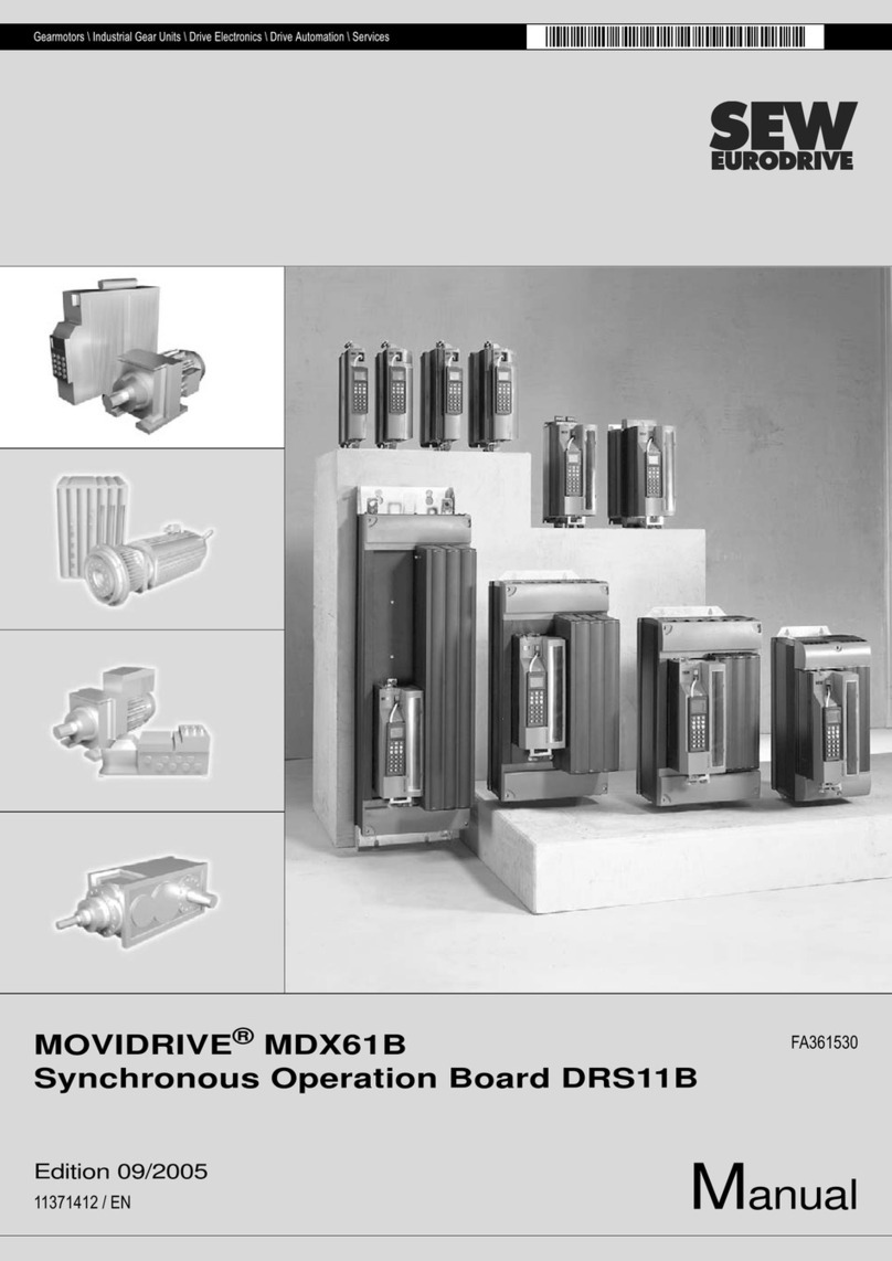 SEW MOVIDRIVE MDX61B manual