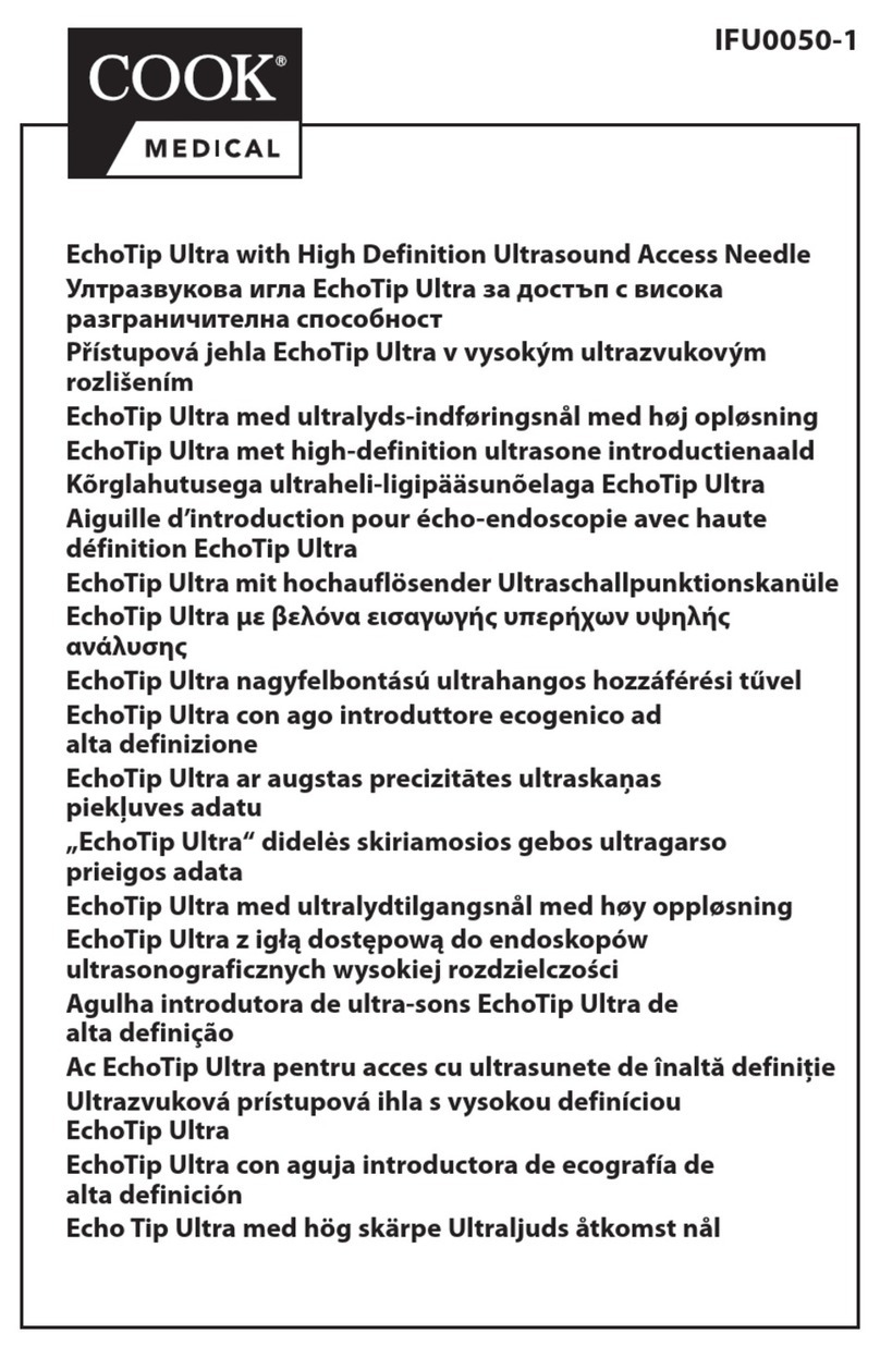 COOK Medical EchoTip Ultra manual