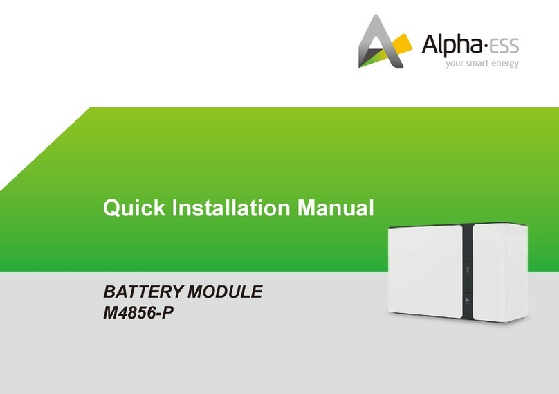 Alpha ESS M4856-P Quick installation manual