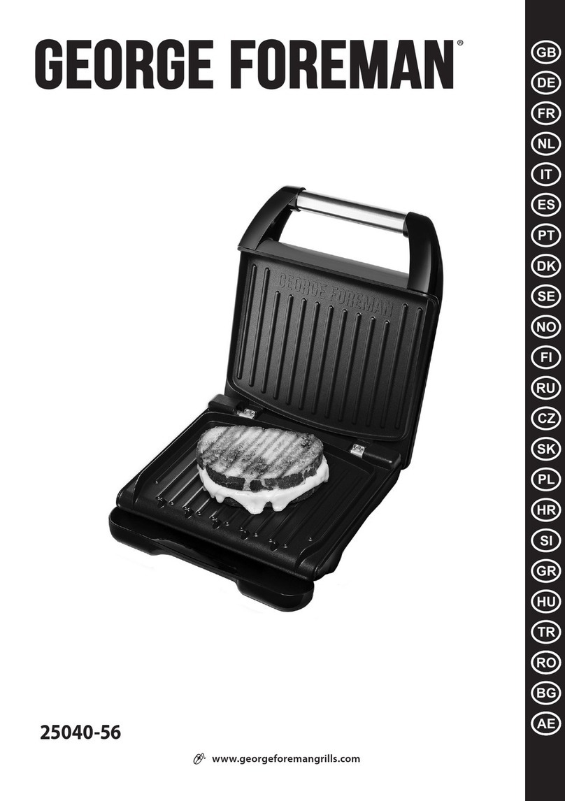 George Foreman 25040-56 manual