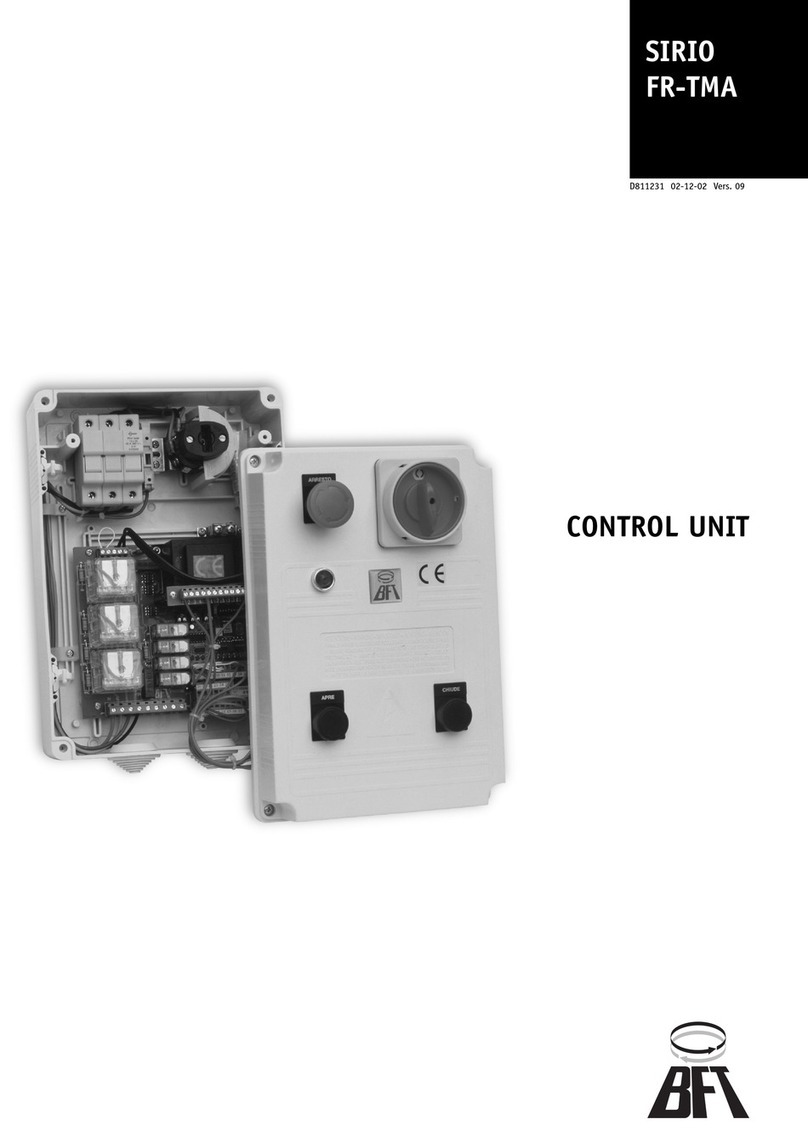 BFT SIRIO FR-TMA manual
