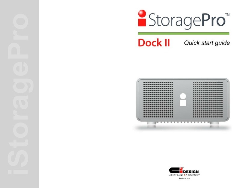 Ci Design iStoragePro Dock II quick start guide