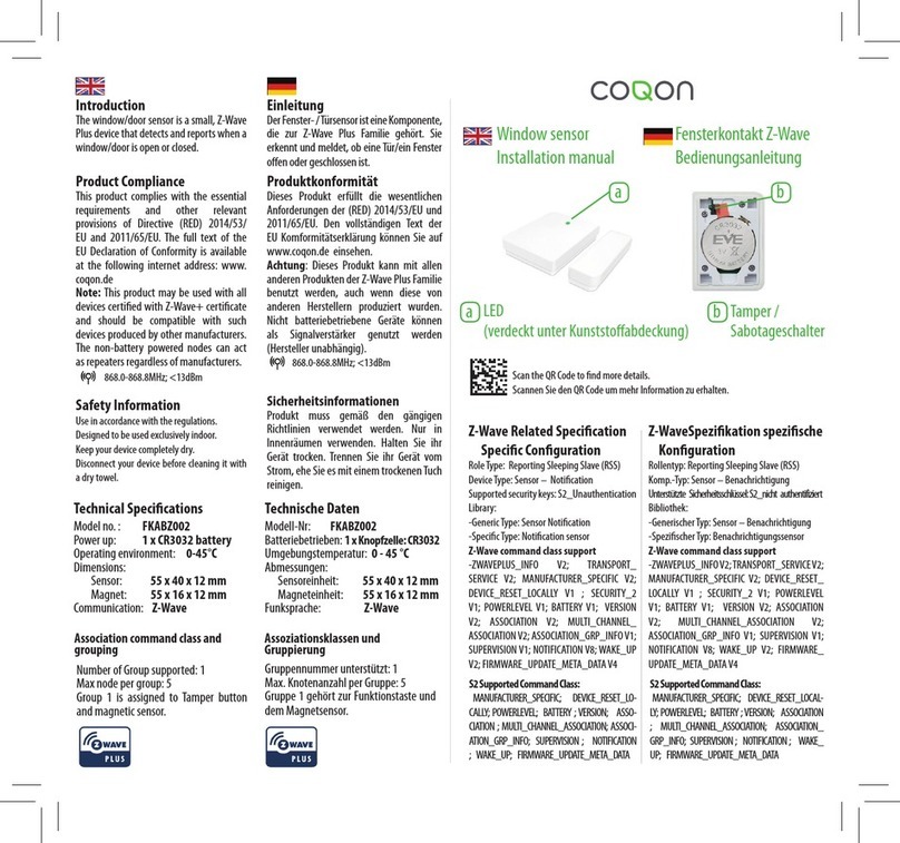 COQON FKABZ002 installation manual