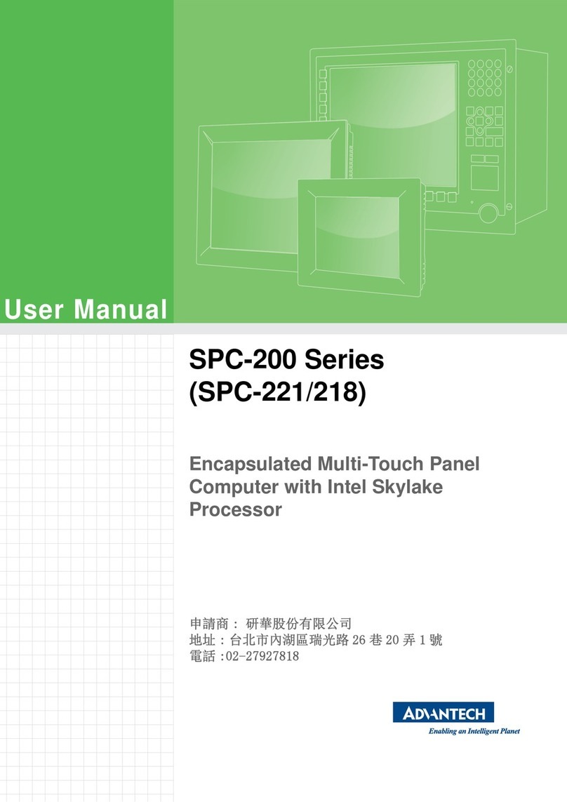 Advantech SPC-200 Series user manual