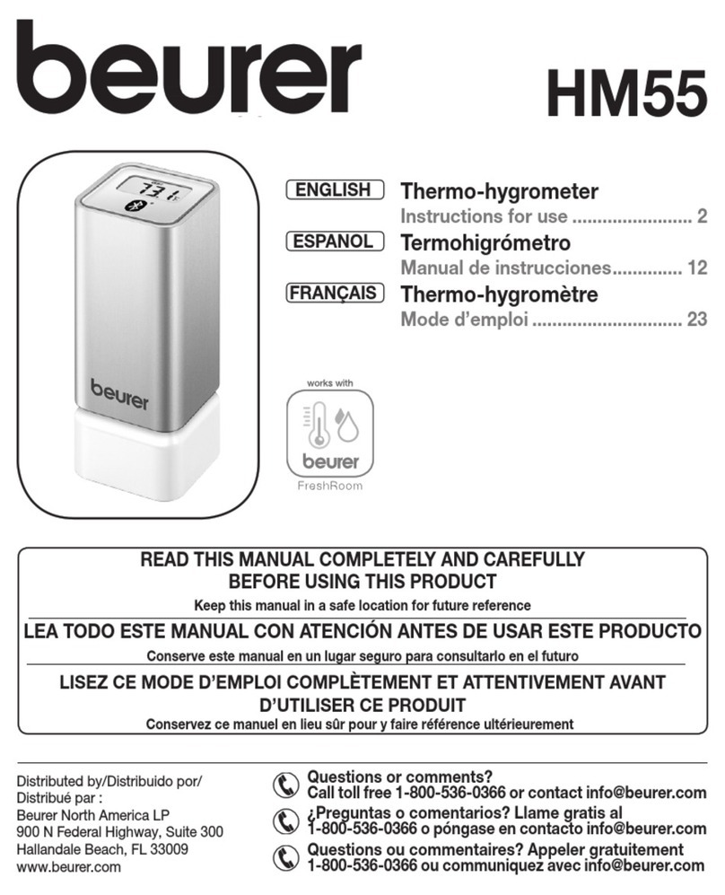 Beurer HM55 Instructions for use