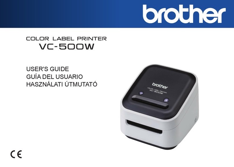 Brother VC-500W User manual