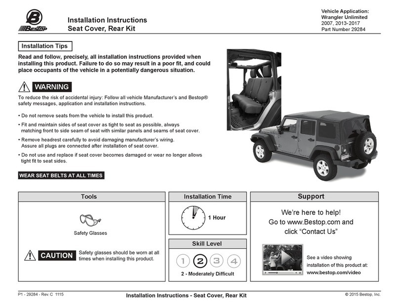 Bestop 29284 User manual