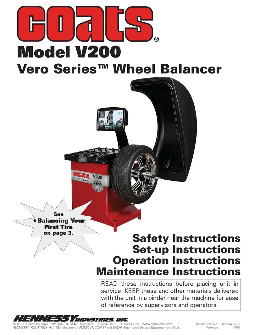 Coats Vero Series Manual instruction