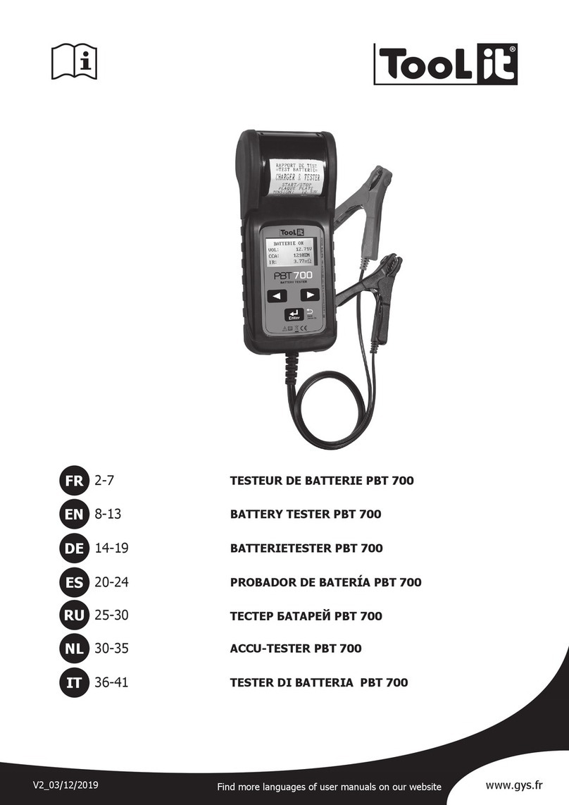 Tool it PBT 700 manual