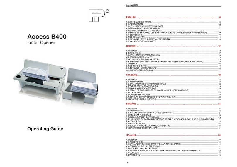 FP Access B400 User manual FP Access B400 User manual