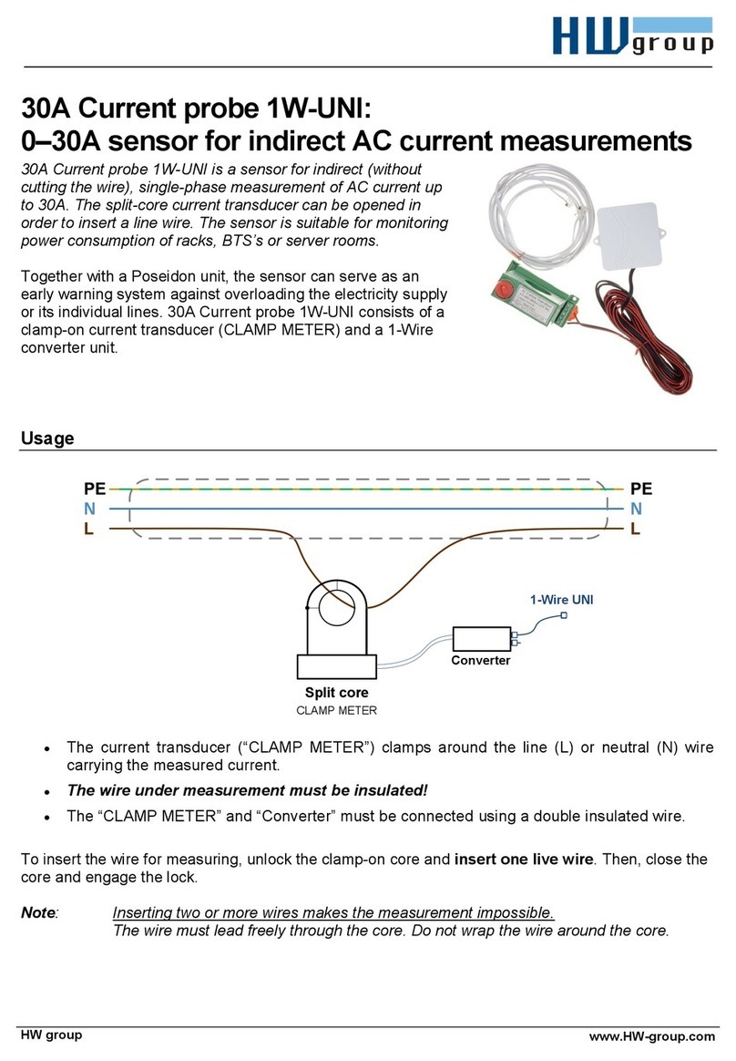 HW Group 1W-UNI User manual