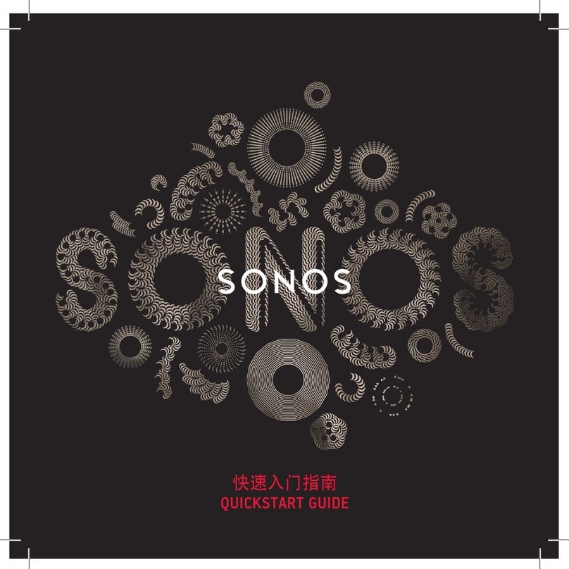 Sonos BRIDGE quick start guide