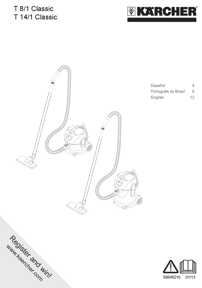 Kärcher T 8/1 Classic User manual