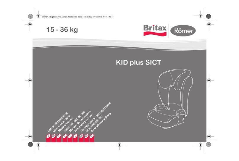 Britax ROMER KID plus SICT User manual