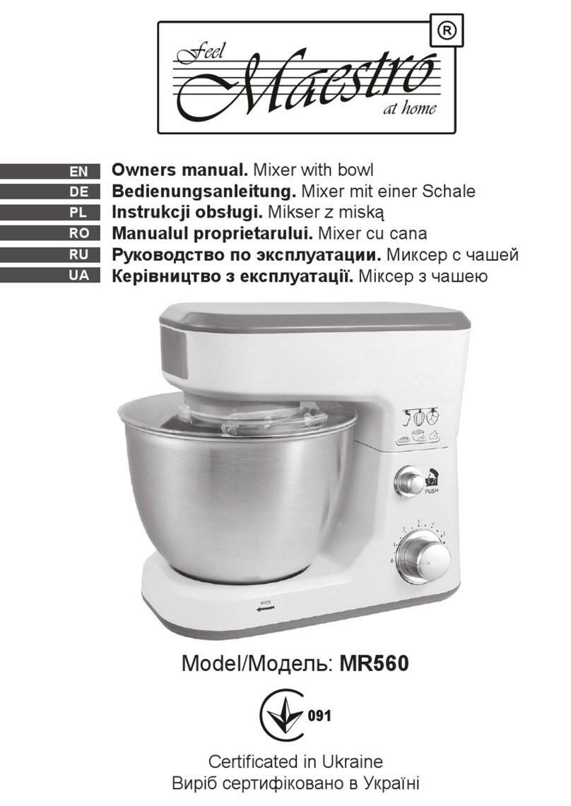 Maestro MR560 owner's manual
