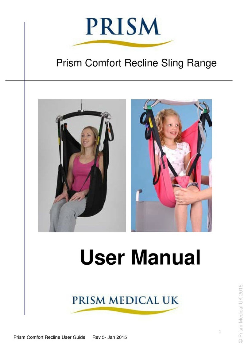 PRISM+ Comfort Recline user guide